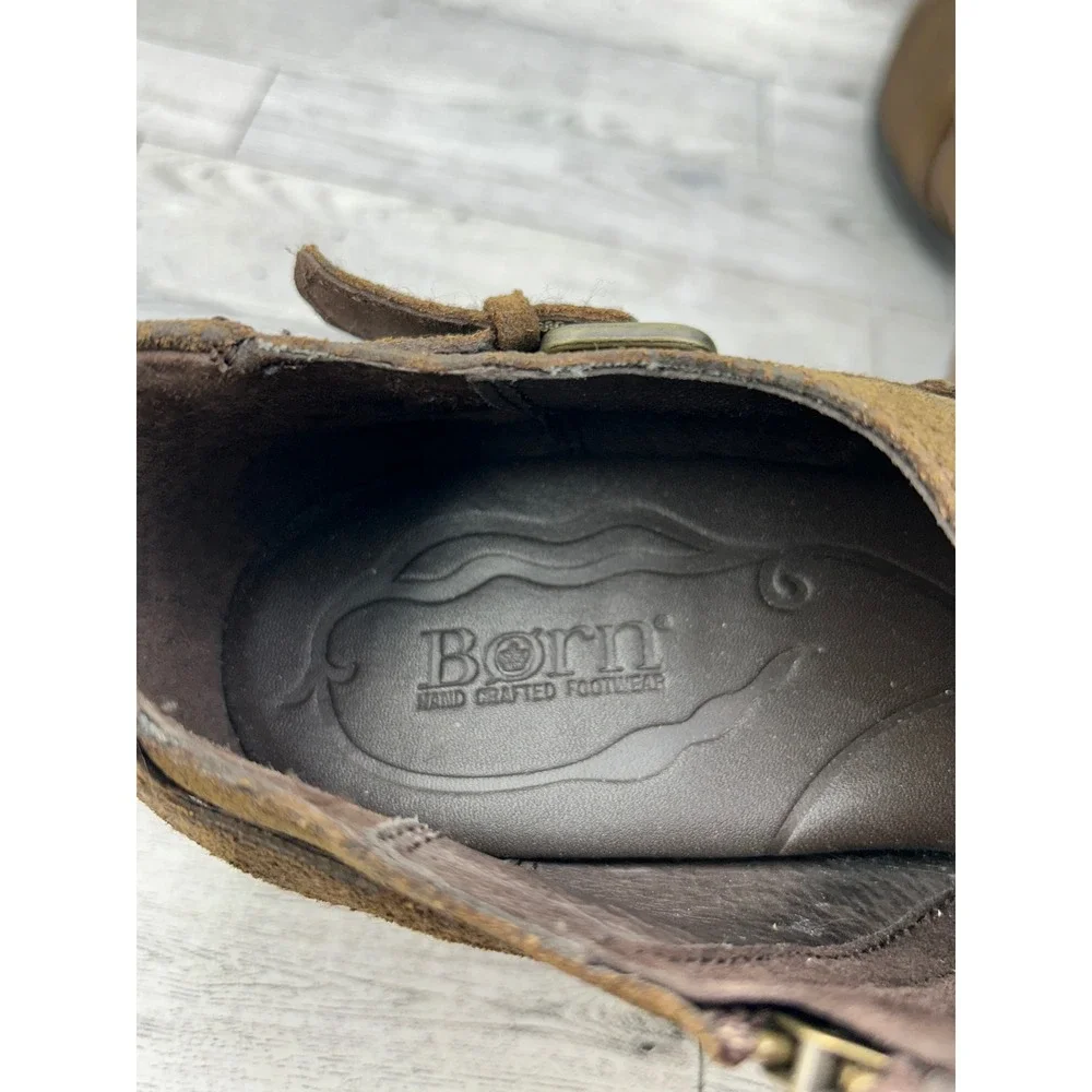 Born brown leather